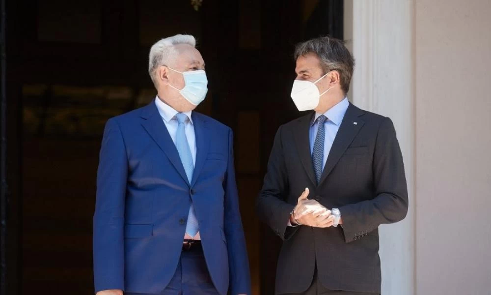 Συνάντηση του Κ. Μητσοτάκη με τον πρωθυπουργό του Μαυροβούνιου